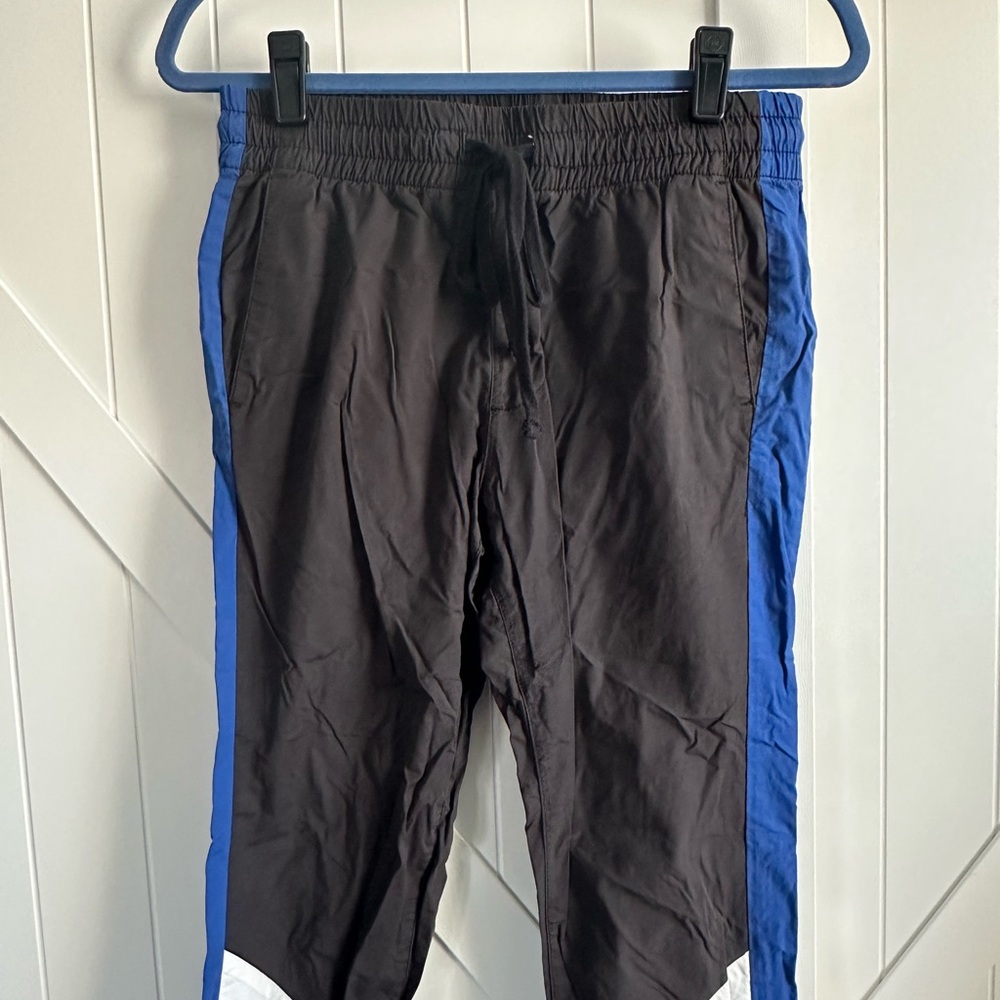 PacSun Men’s Black Blue Track Pants Size Small Athletic Joggers Streetwear - Picture 2 of 6